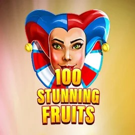 Slots logo of 100 Stunning Fruits from SYNOT Games at Safe Casino