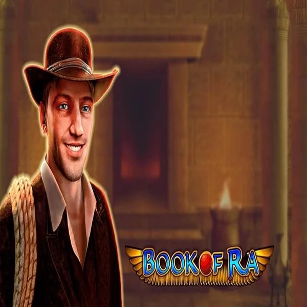 Book of Ra online game logo by Greentube on safecasinode.de