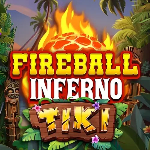 Slots logo of Fireball Inferno Tiki from NetEnt at Safe Casino