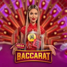 Official Live Casino logo: Mega Baccarat by Pragmatic Play at Safe Casino